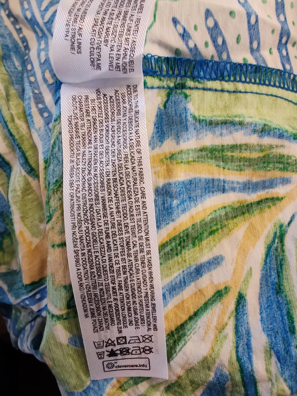 Primark | UK 16 | Romper Multicoloured Printed | Viscose