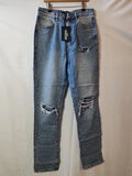 Missguided | UK 10 | Ripped Jeans | Cotton