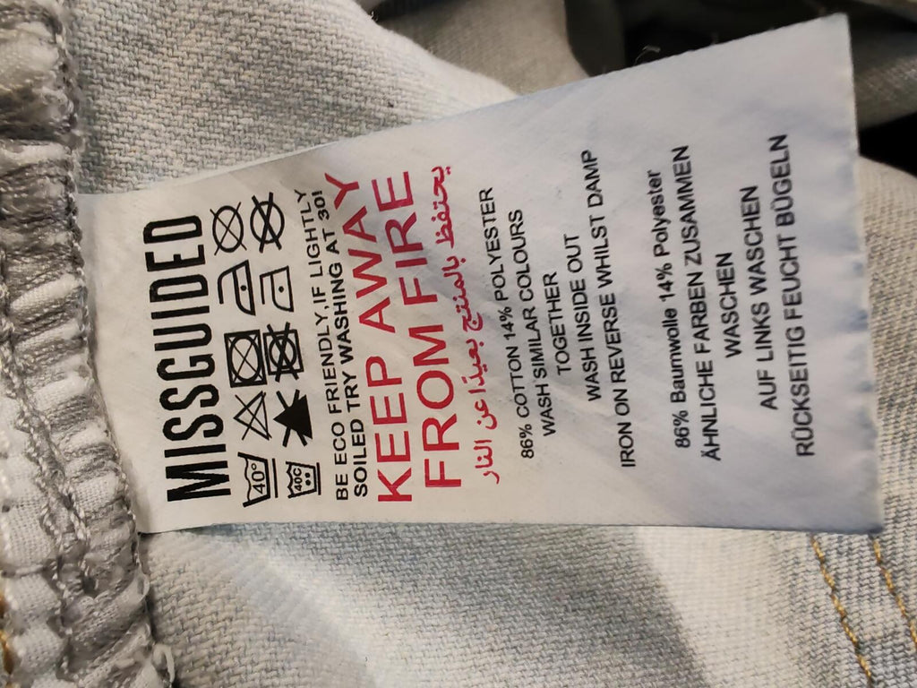 Missguided Riot | UK 16L | Ripped Jeans | Cotton
