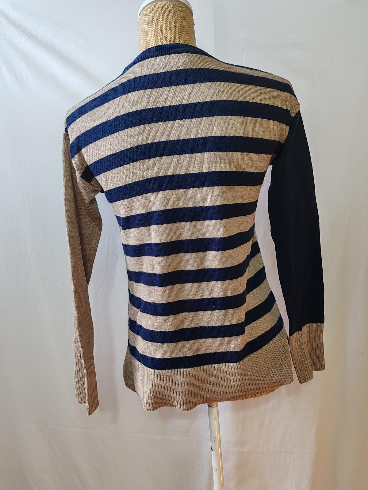 White Stuff | UK 8 | Multi-coloured Patterned Jumper | Cotton