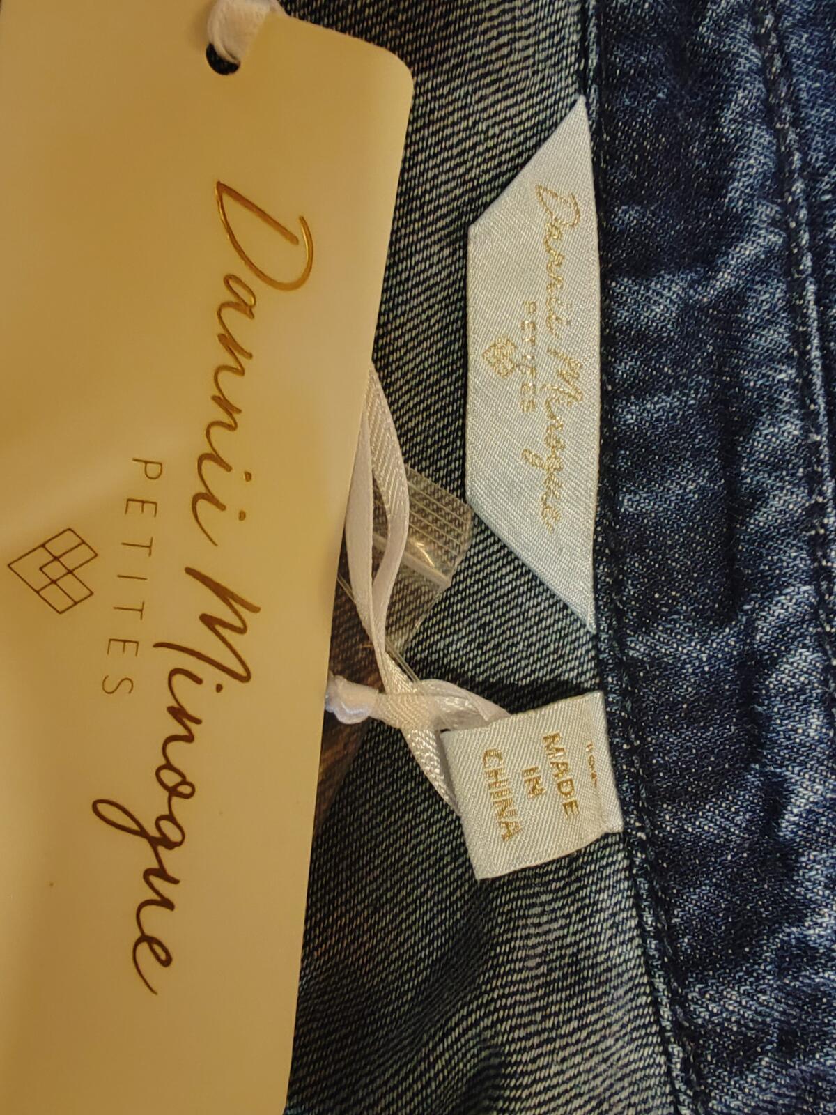 Dannii Minogue | UK 10P | Button Denim Dress | Cotton