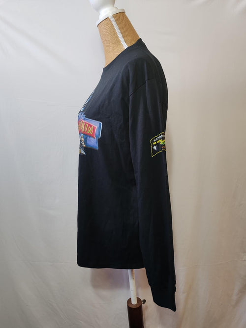 Blackpool Pleasure Beach | Size M | Black Ghost Train Tshirt | Cotton