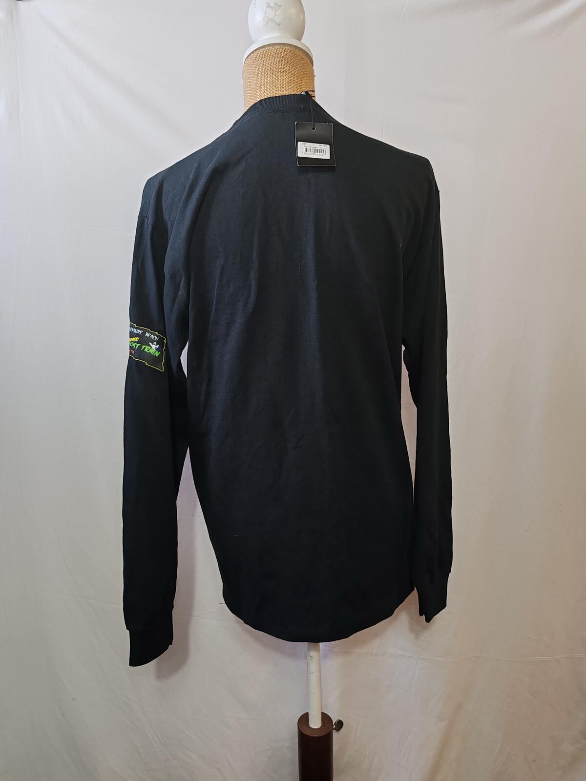 Blackpool Pleasure Beach | Size M | Black Ghost Train Tshirt | Cotton