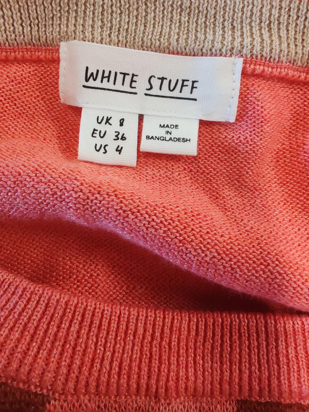White Stuff | UK 8 | Multi-coloured Leaves Jumper