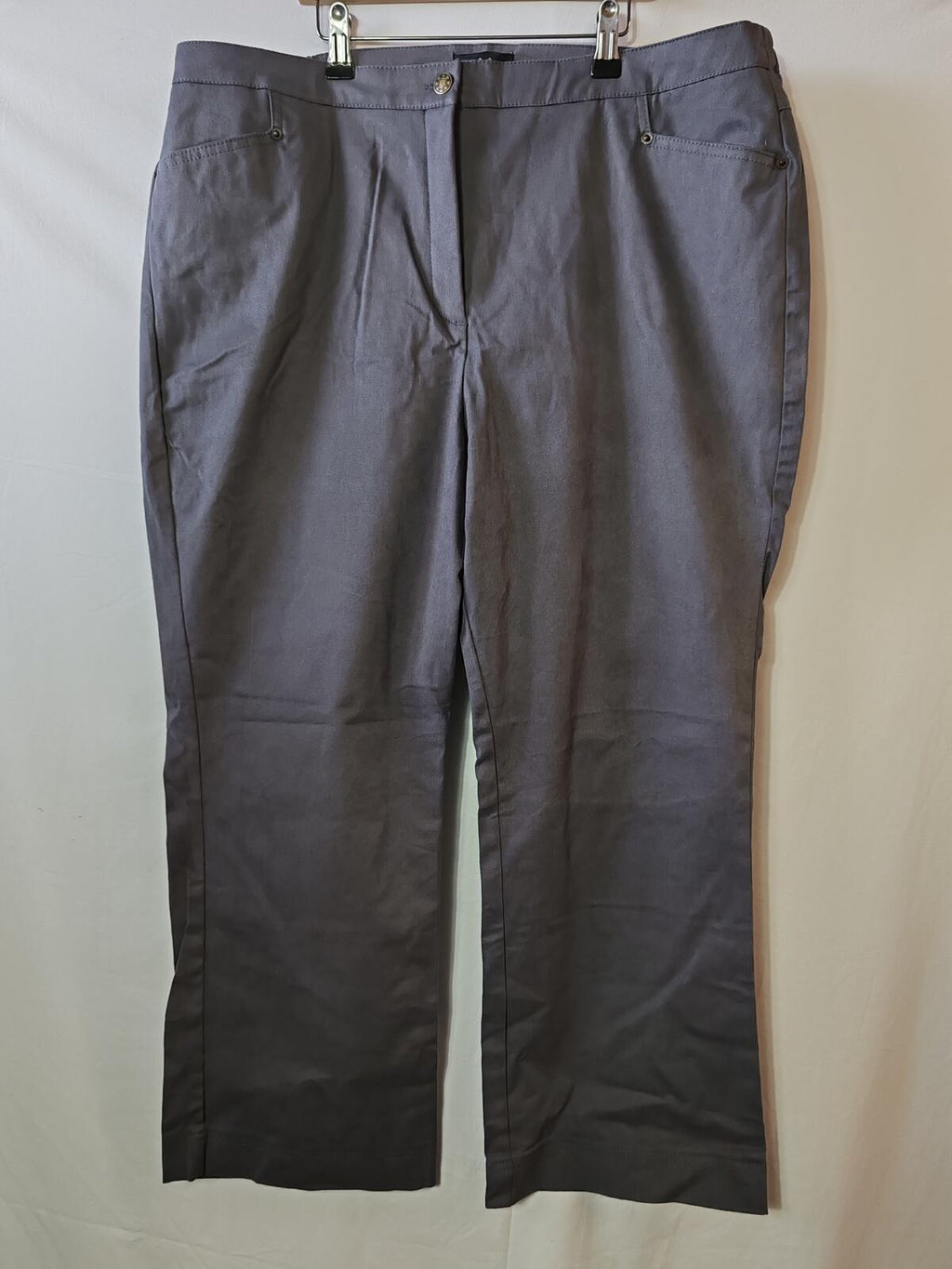 Magi Fit | 20S | Grey Trousers | Cotton