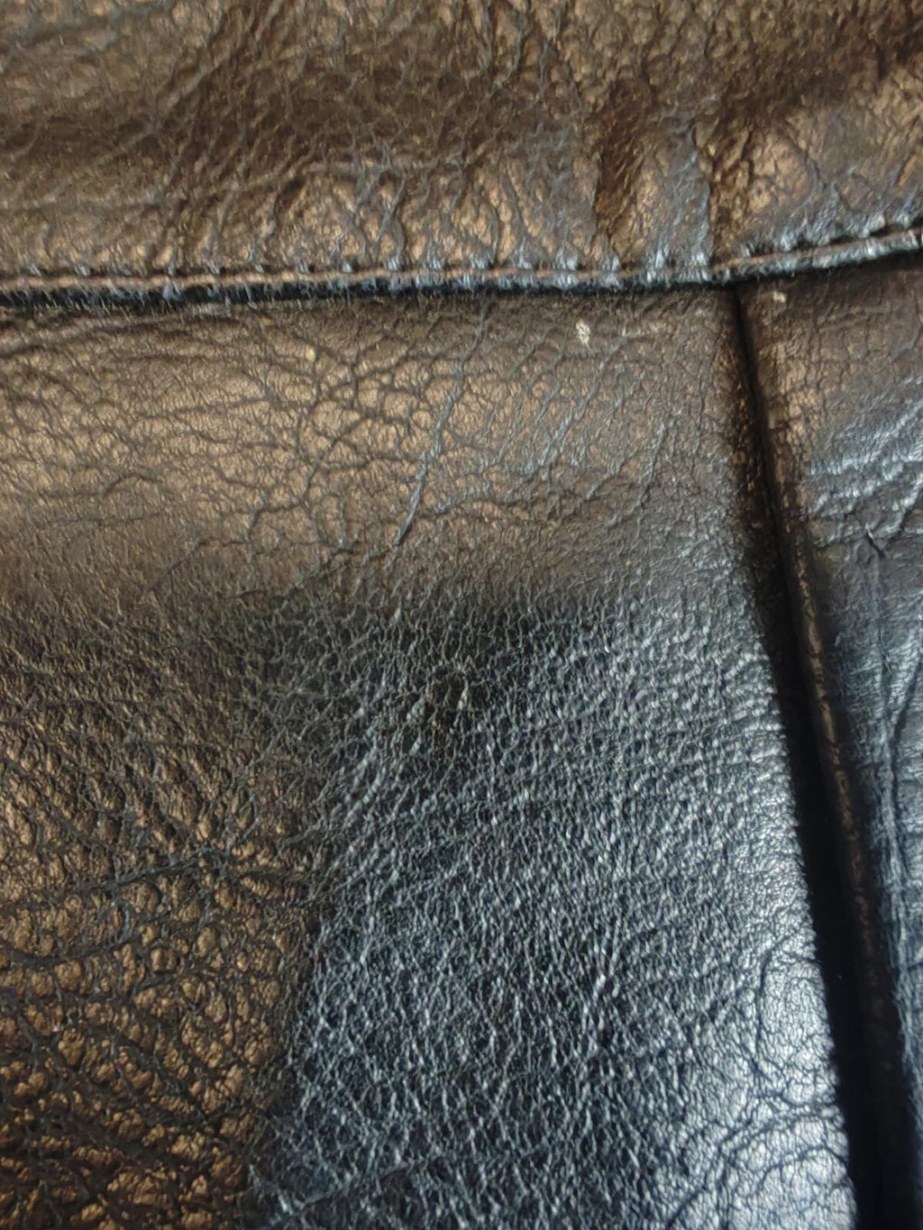 Paraphrase | UK 12 | Black Faux Leather Skirt | Polyurethane