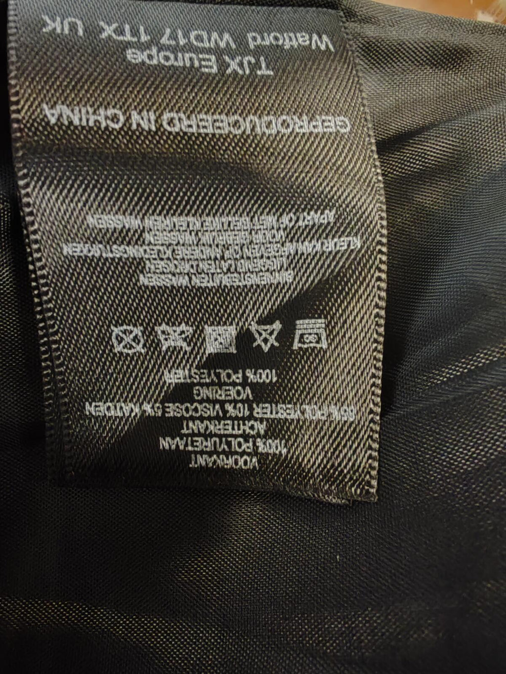 Paraphrase | UK 12 | Black Faux Leather Skirt | Polyurethane