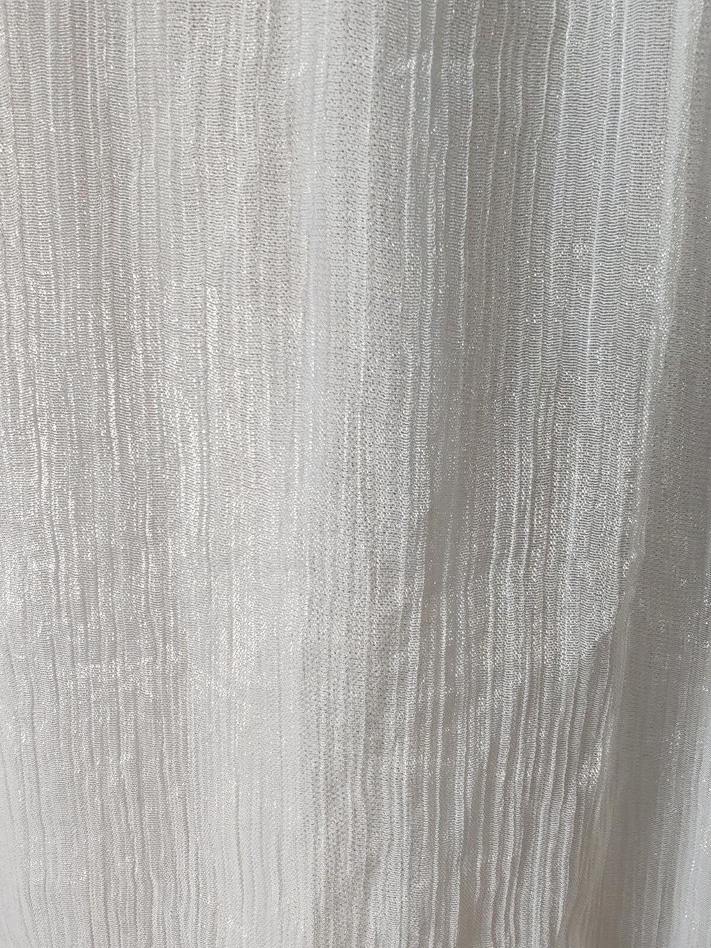 Maner | UK 10-12 | White Shimmery Tunic | Polyester