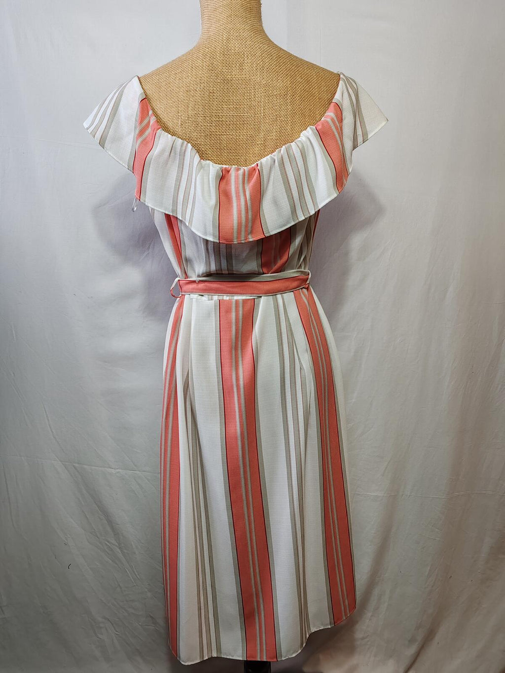Peacocks | UK 14 | Striped Dress | Polyester