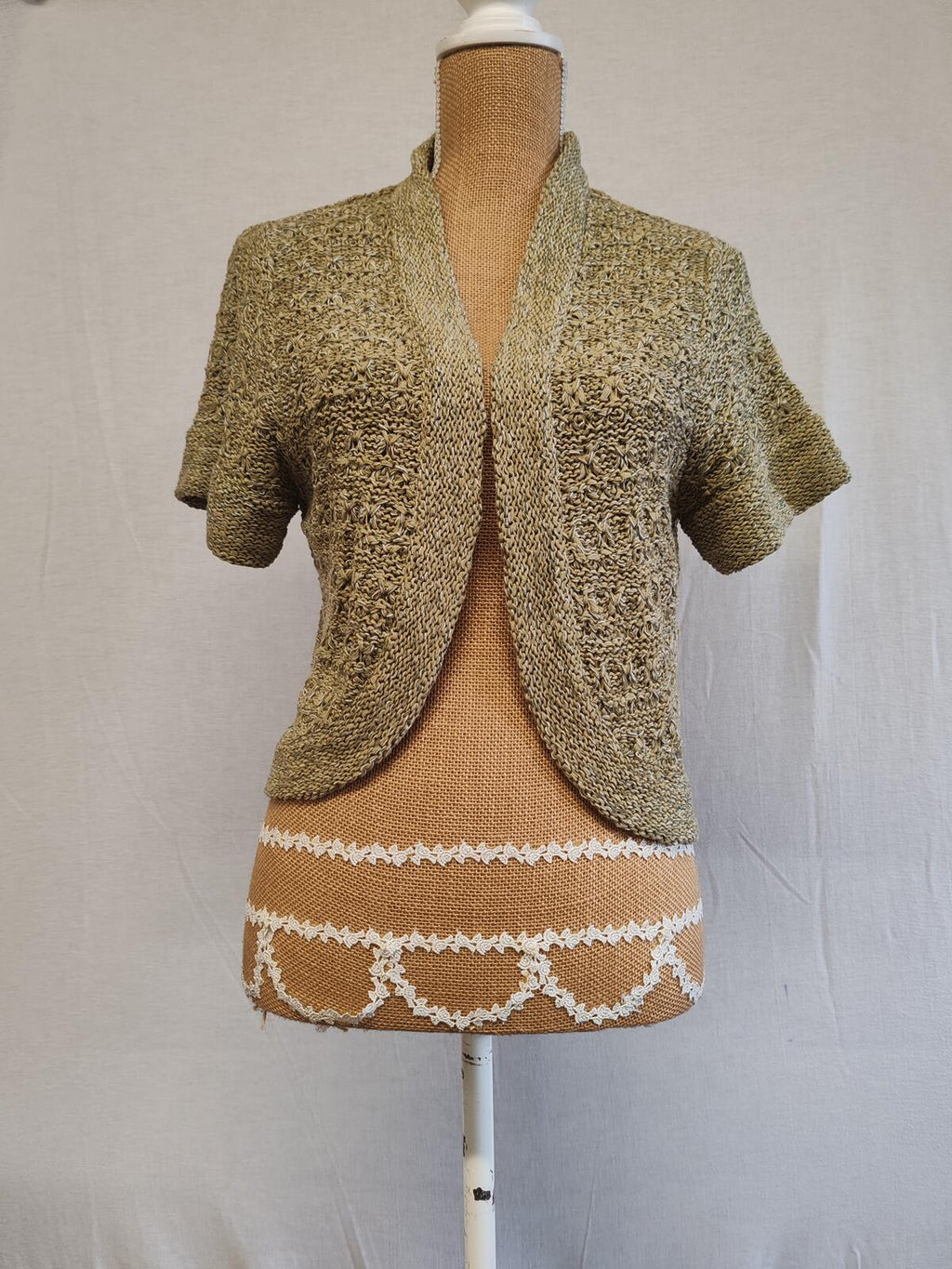 TU | UK 12 | Green Bolero Cardigan