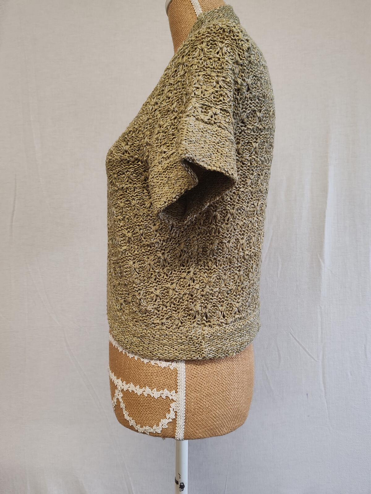 TU | UK 12 | Green Bolero Cardigan