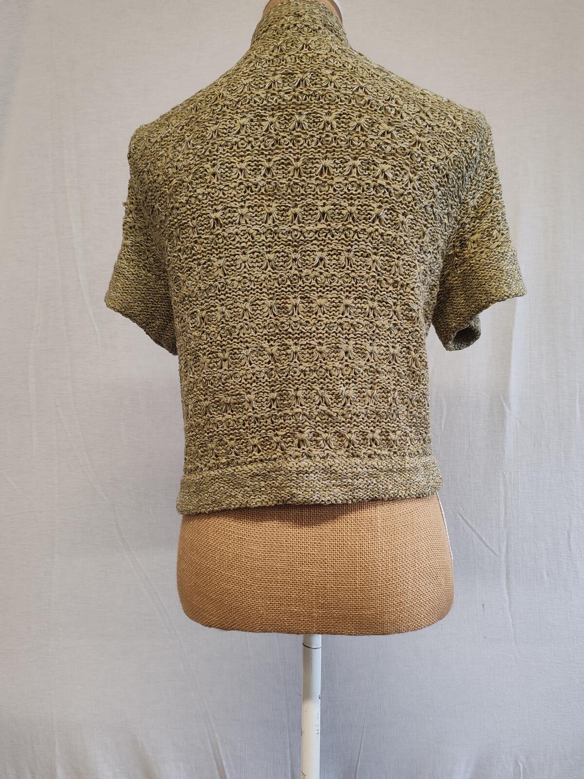 TU | UK 12 | Green Bolero Cardigan