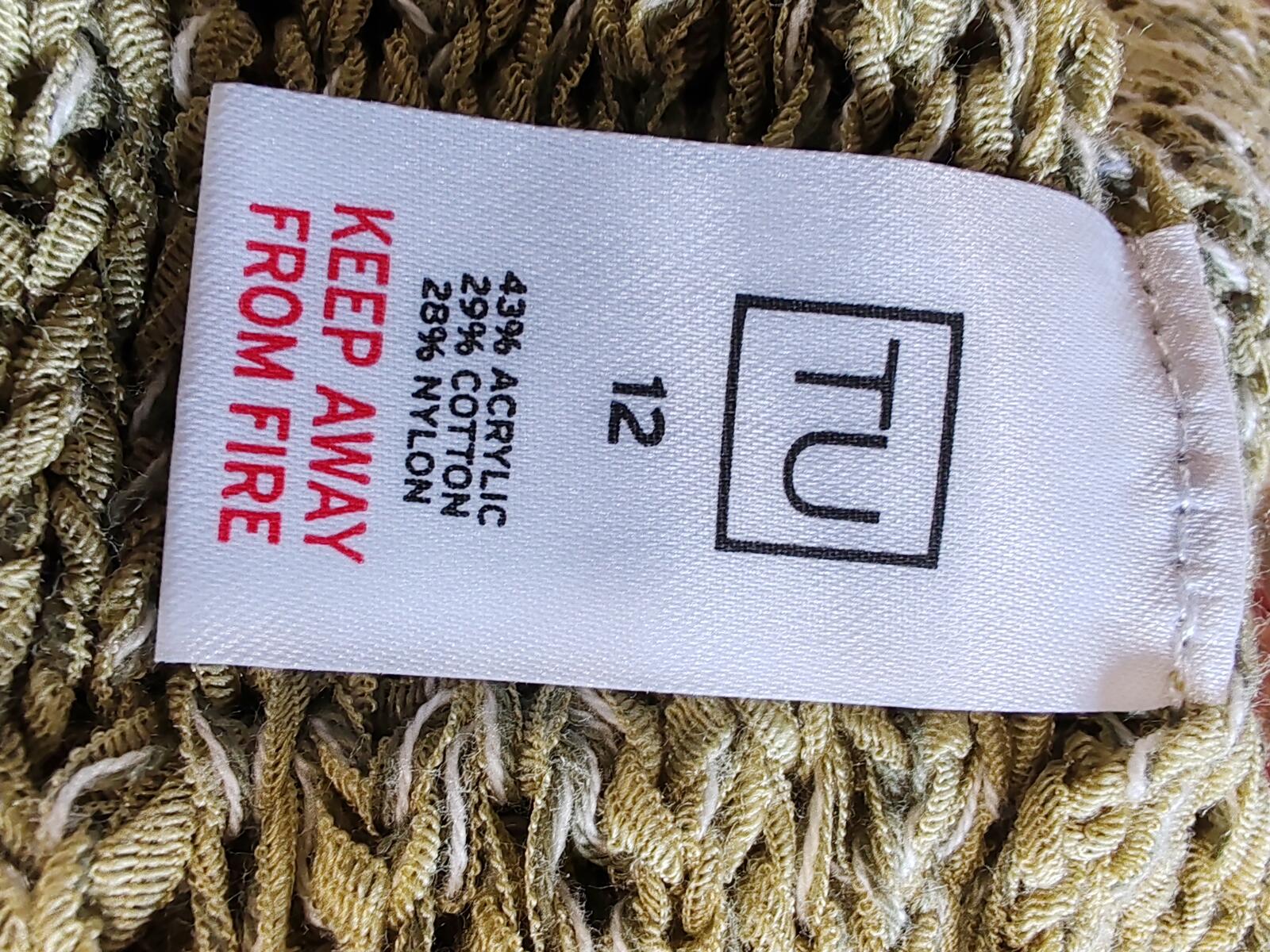 TU | UK 12 | Green Bolero Cardigan