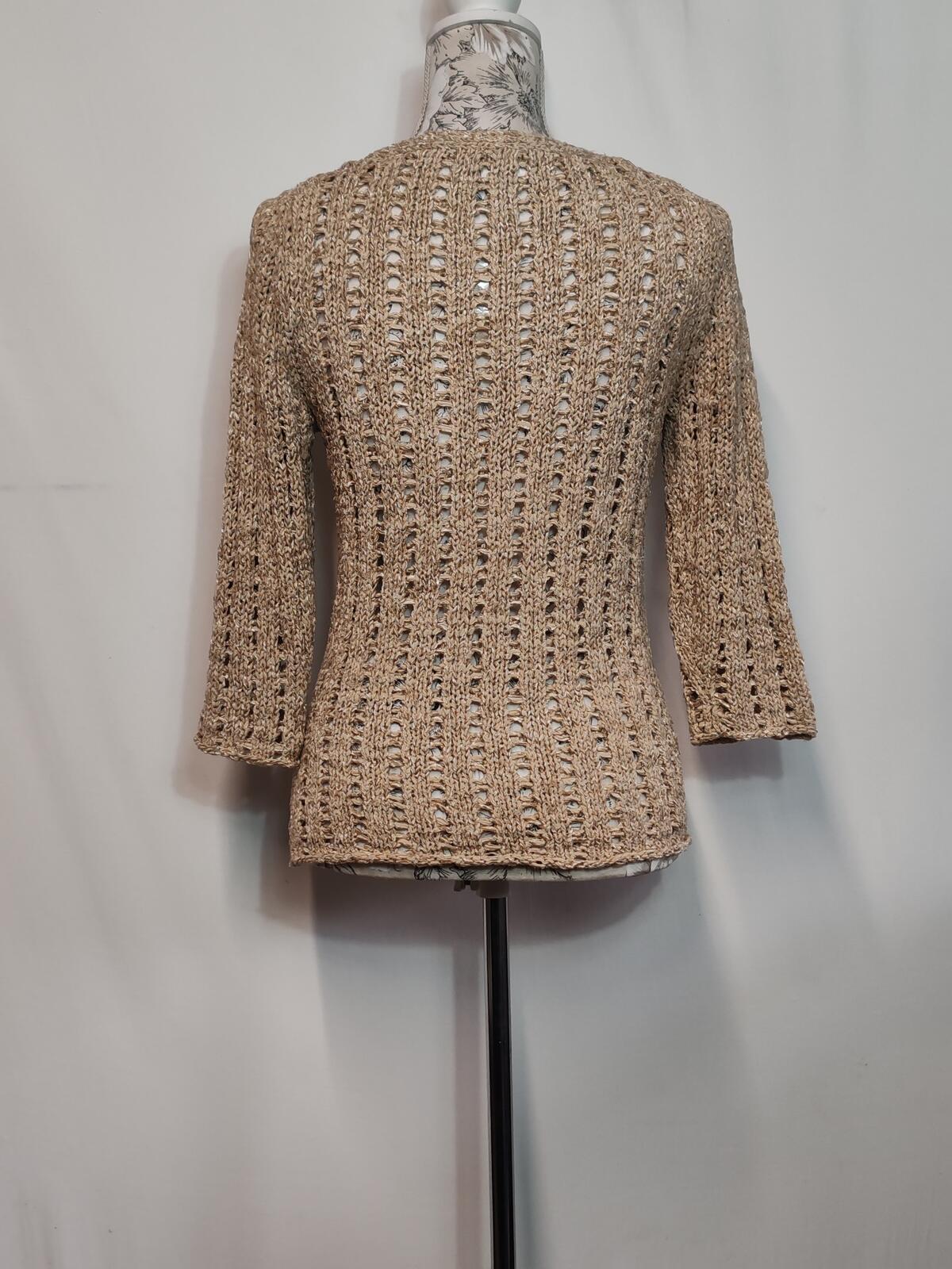 Minuet | UK 10 | Buttoned Petite Cardigan | Beige