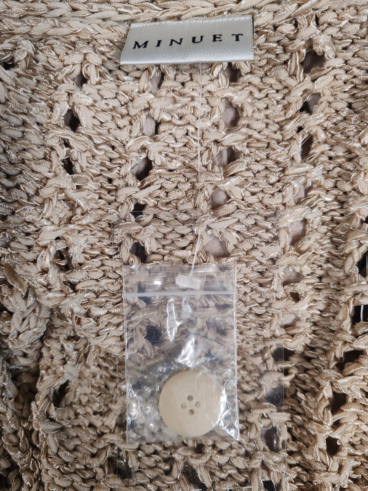 Minuet | UK 10 | Buttoned Petite Cardigan | Beige