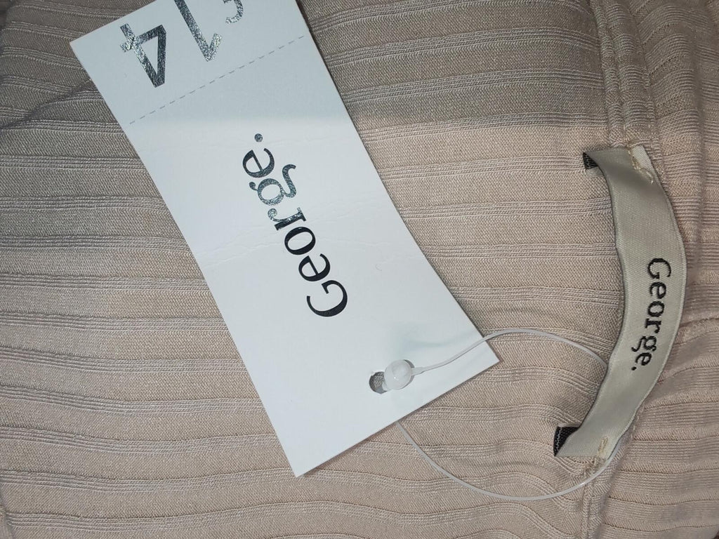 George | UK 12-14 | Open Cardigan | Beige