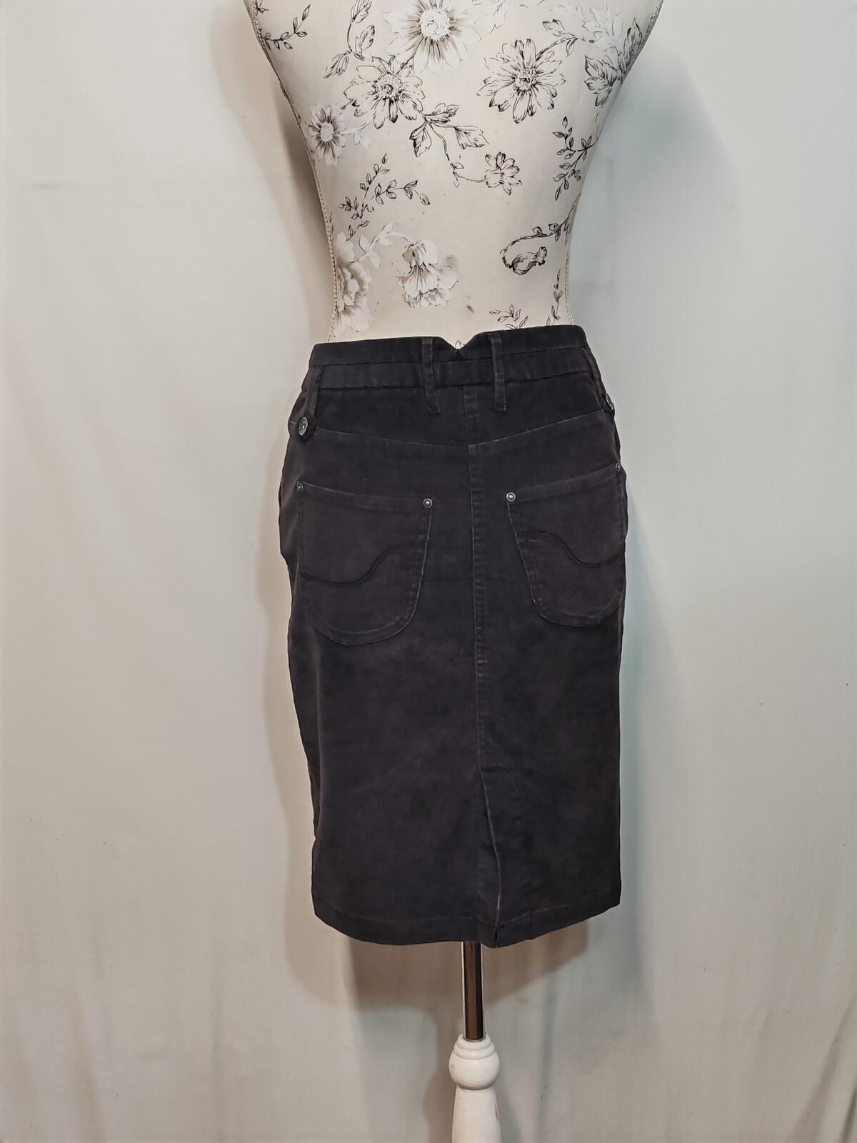 Fat Face | UK 8 | Corduroy Skirt | Brown | Polyester