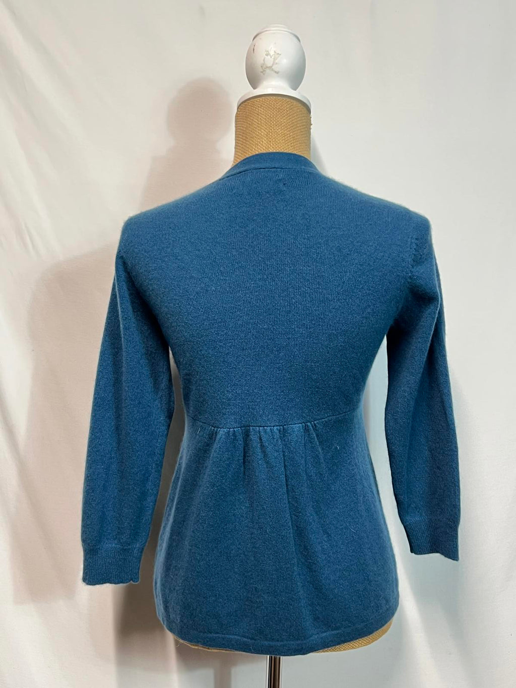 F&F | Size 12 | 100% Cashmere | Blue Cardigan