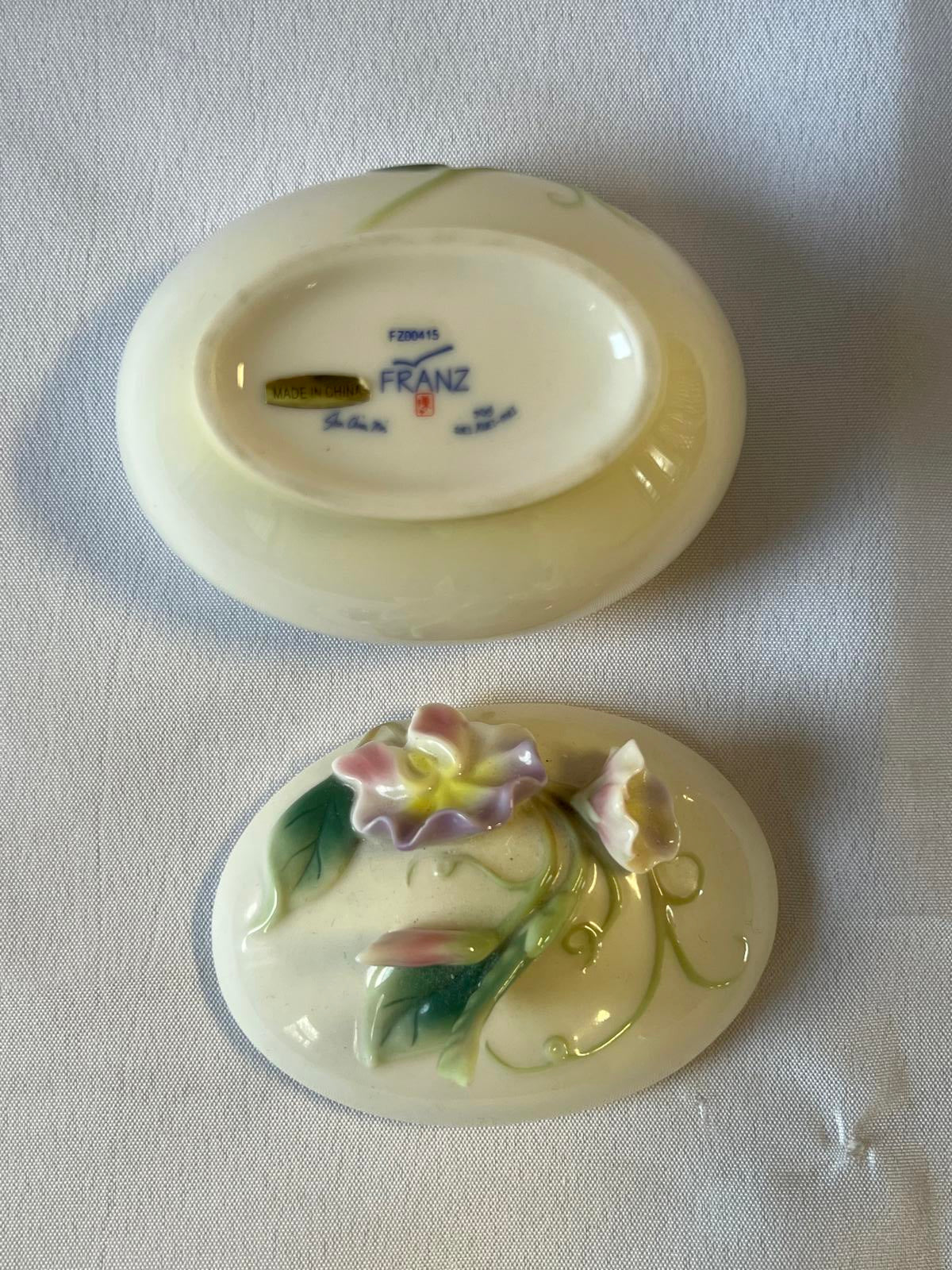 Franz | Porcelain Flower Trinket Dish