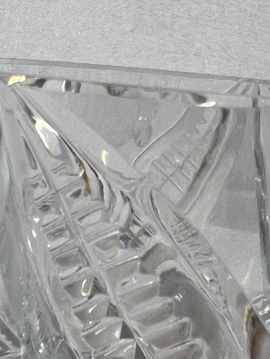 Two cut crystal  liquer Vintage Glasses