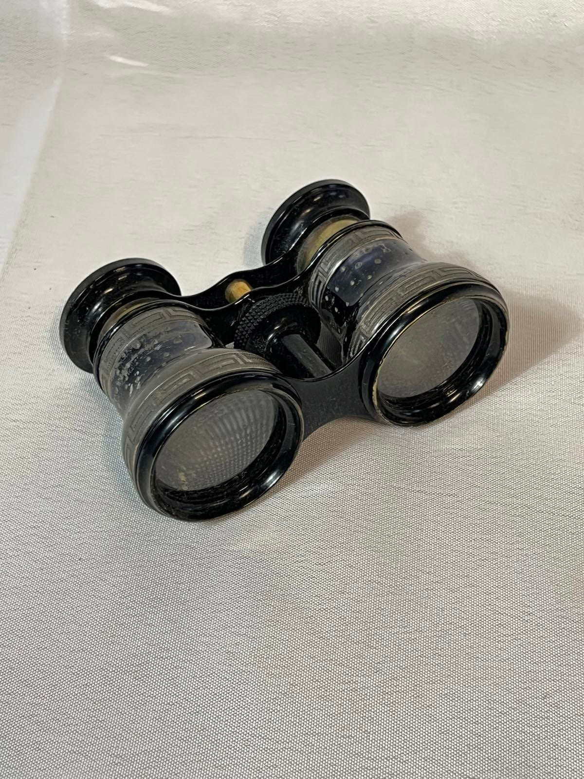 Vintage ladies Opera Glasses with original hard and soft draw string case