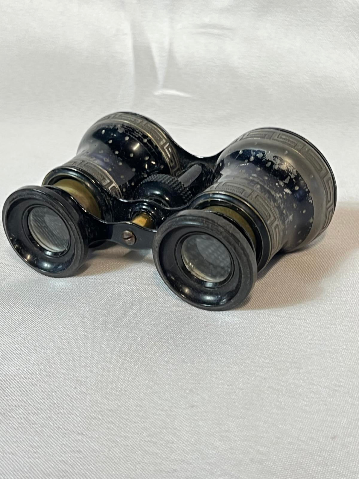 Vintage ladies Opera Glasses with original hard and soft draw string case