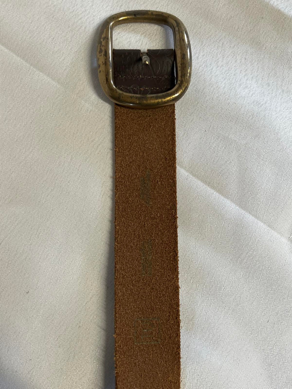 TU | Vintage Chocolate Brown Leather Belt