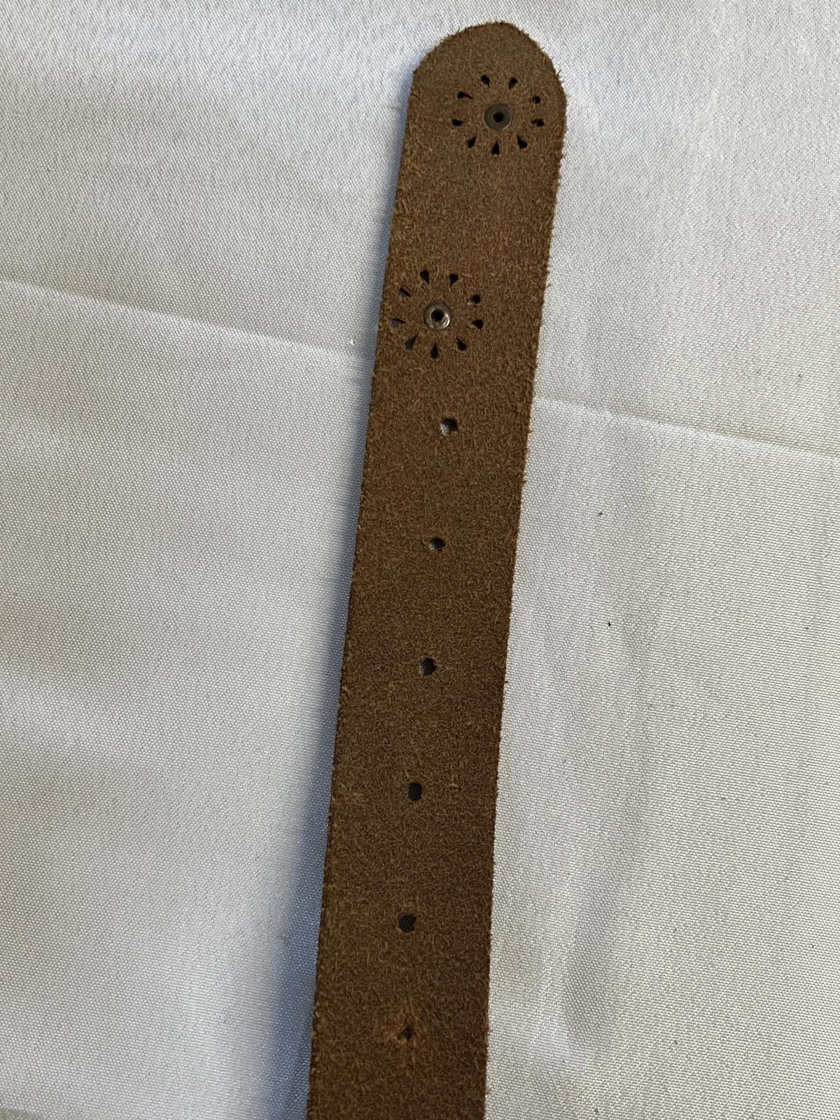 TU | Vintage Chocolate Brown Leather Belt