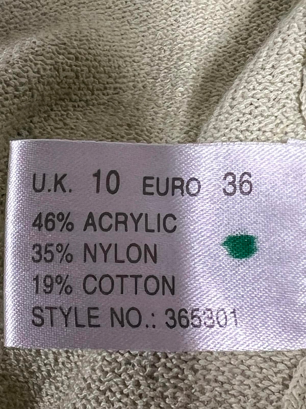 Minuet | Light Green Cardigan | Size 10