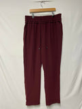 TU | Size 14 | Burgundy Drawstring Pants