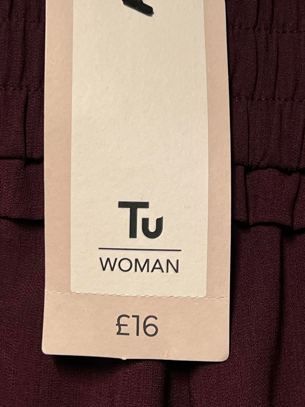 TU | Size 14 | Burgundy Drawstring Pants