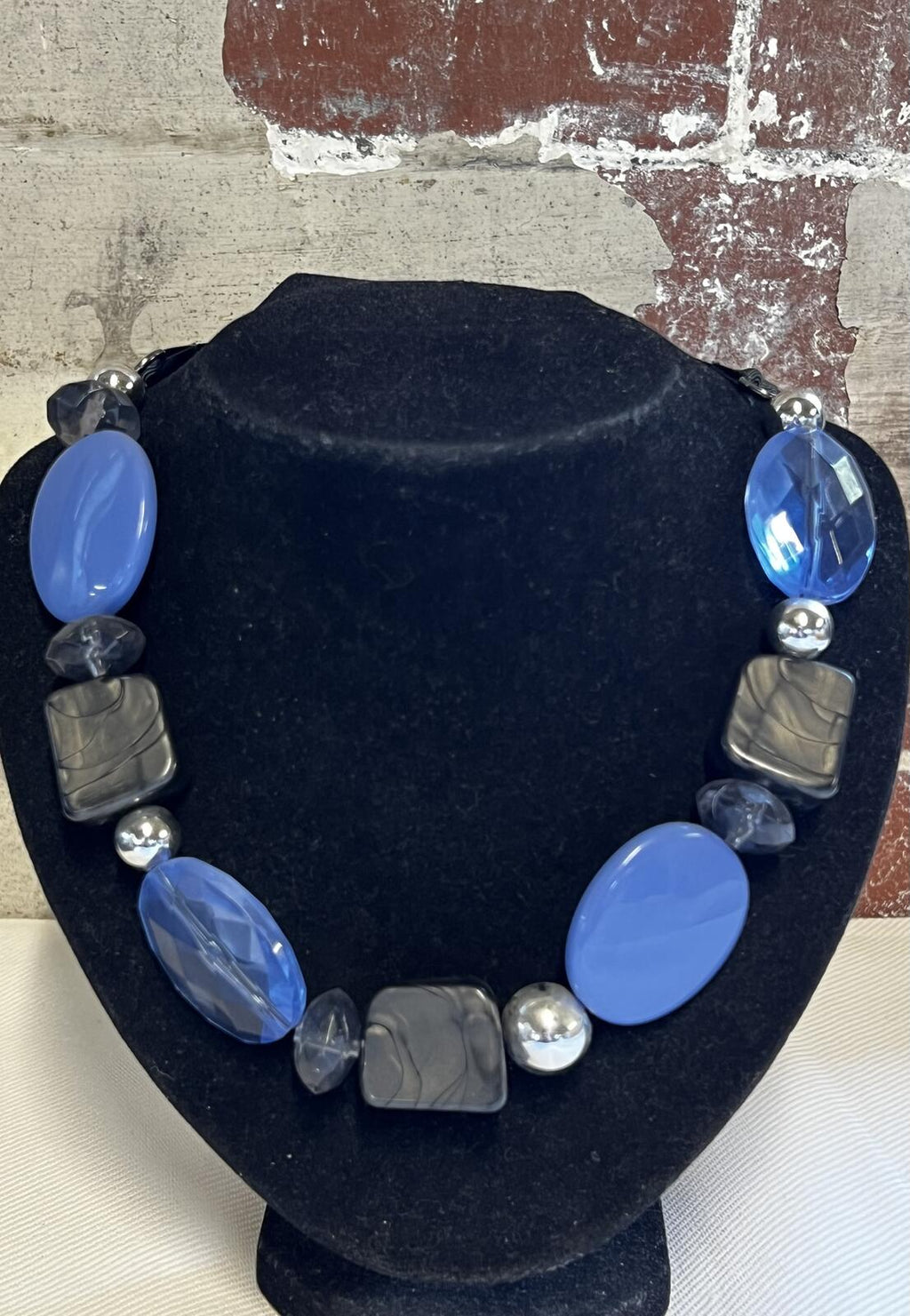 Beaded costume necklace
