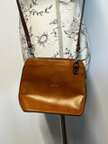 Vera Pelle Tan Leather Shoulderbag