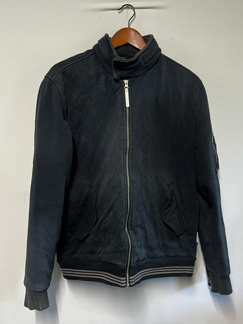 Adidas | M | Mens Medium Navy Bomber Jacket
