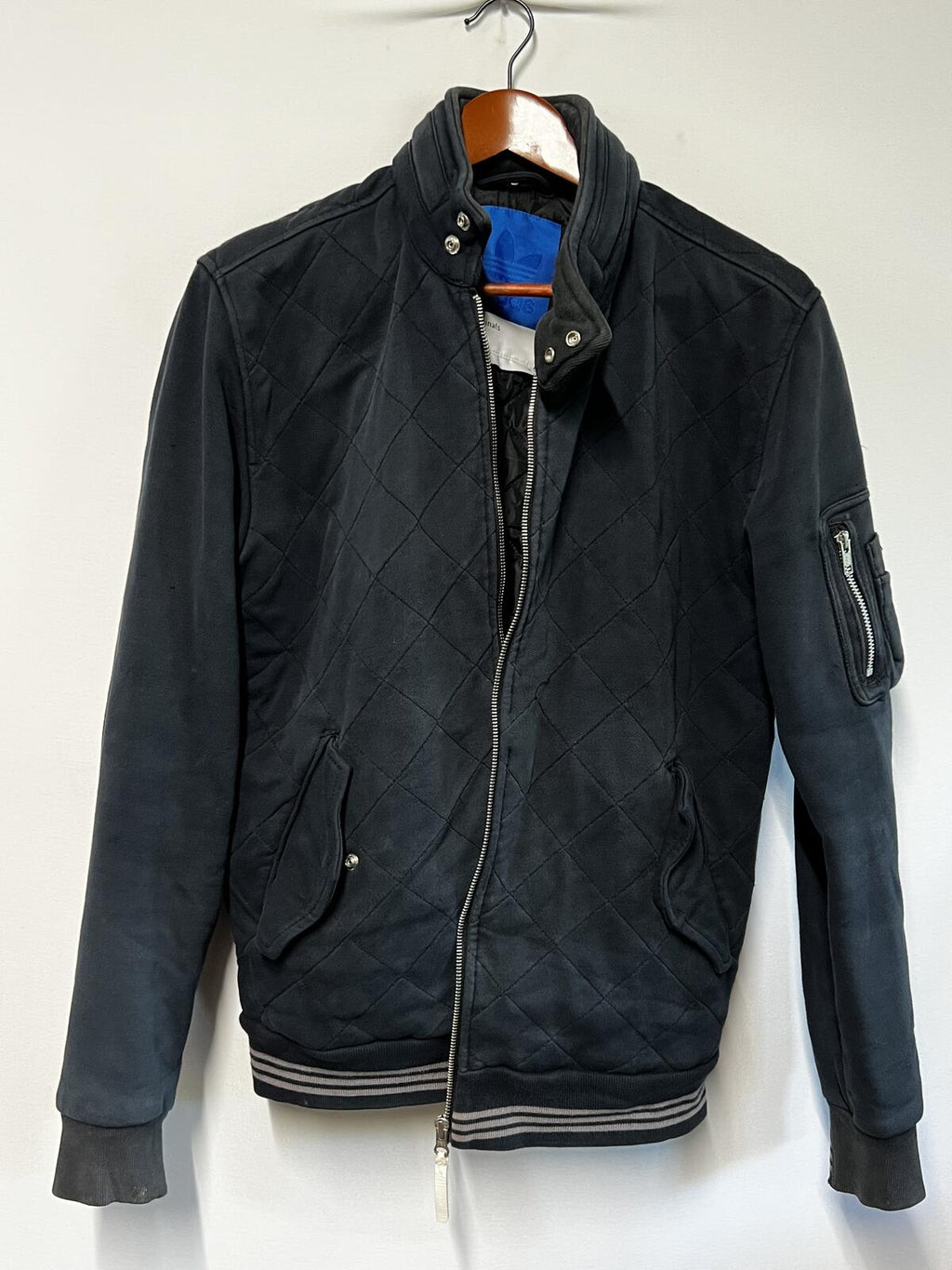 Adidas | M | Mens Medium Navy Bomber Jacket