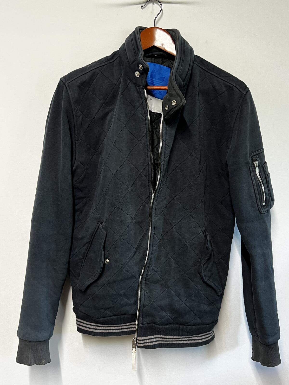 Adidas | M | Mens Medium Navy Bomber Jacket