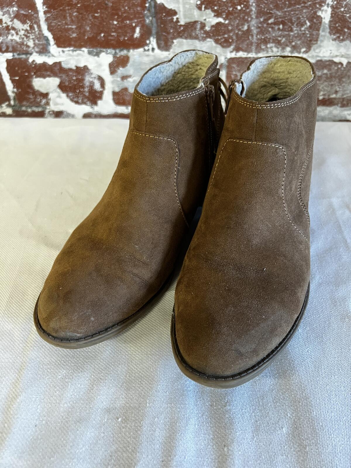 M&S Collection tan ankle boots | Size 8