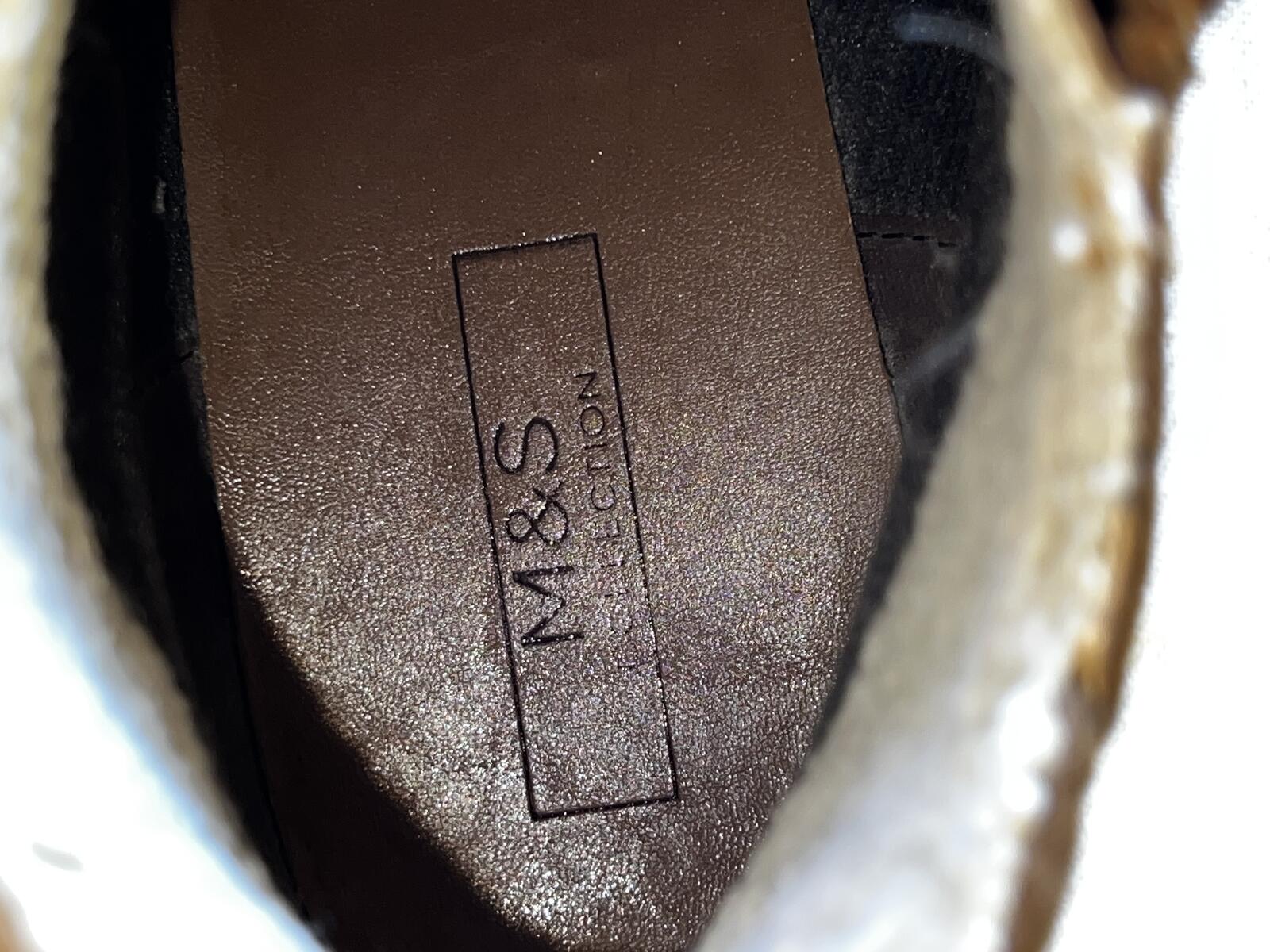 M&S Collection tan ankle boots | Size 8