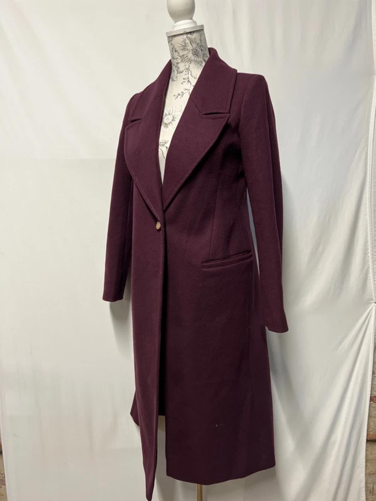Lipsy London | 10 | Maroon/Burgundy Trenchcoat
