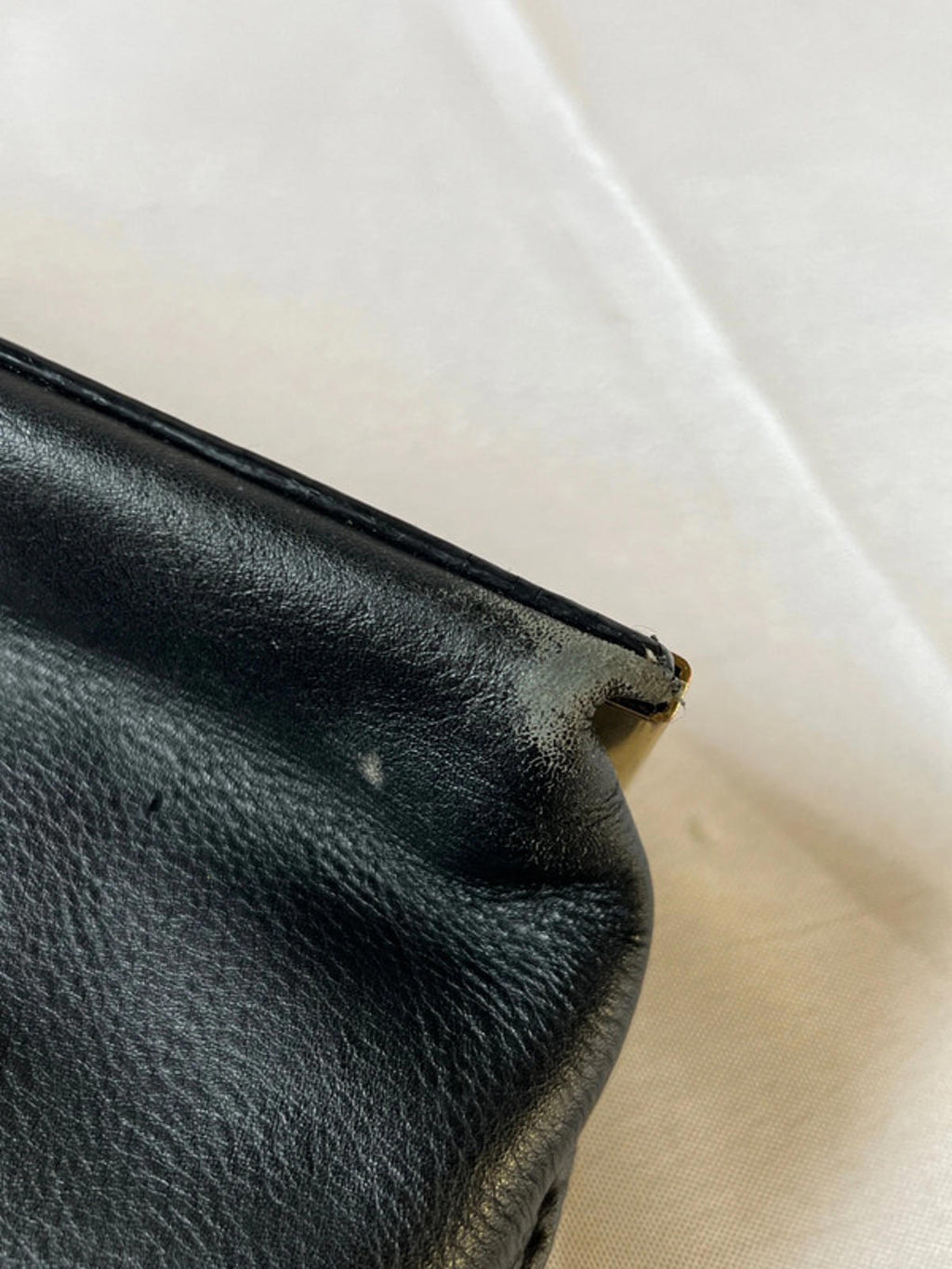 Vintage Biba | Black Leather Handbag/Shoulderbag | 100% Leather