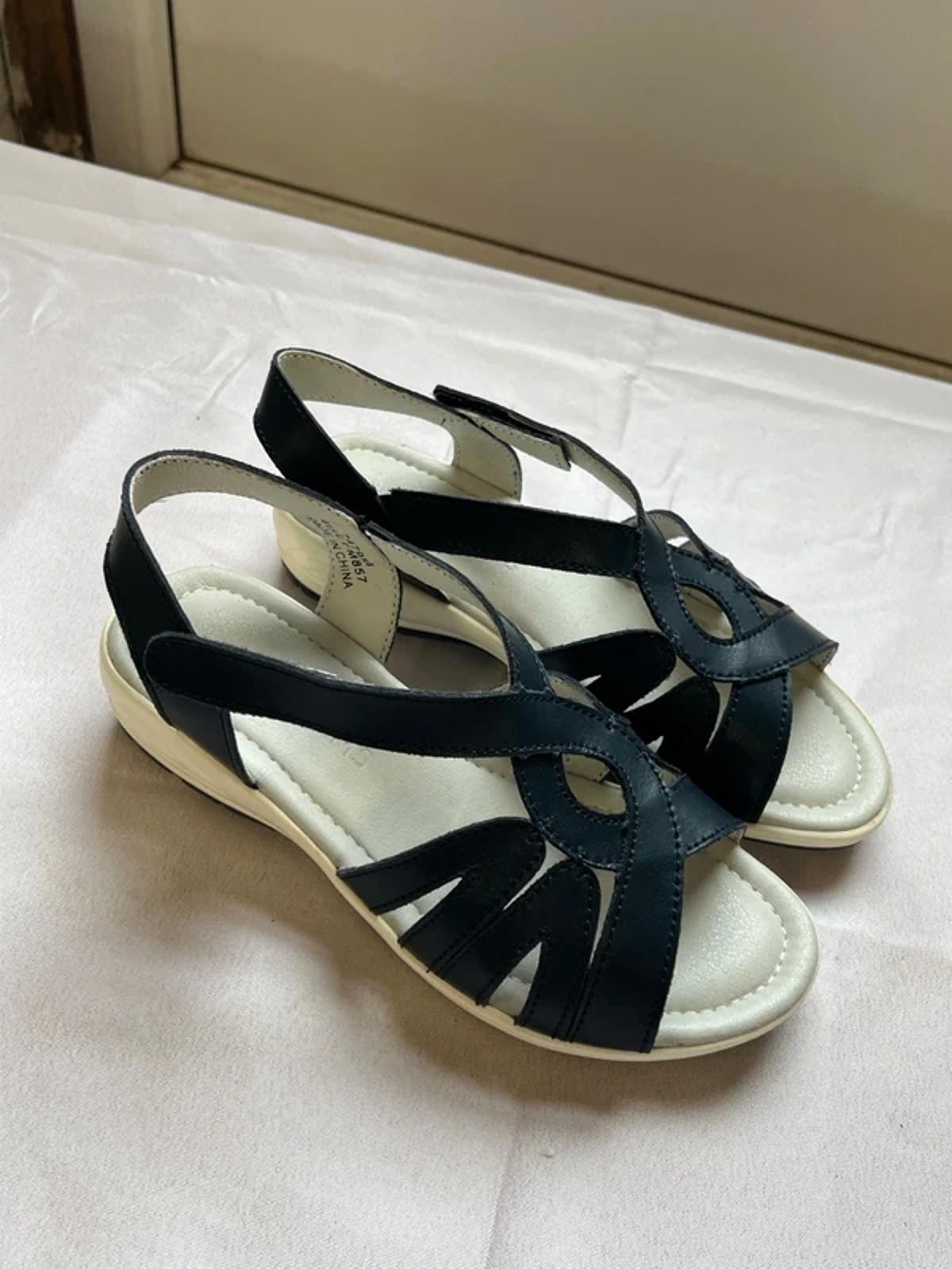 JD Williams | Size 4 | Navy Leather Sandals
