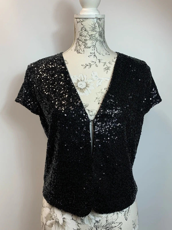 Accessory St | Size 12 | Y2K Sequin Bolero | Great Condition