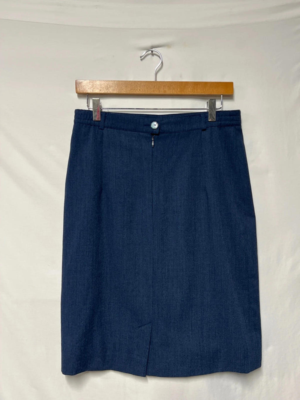 Vintage Le Truc | 38/S | Navy blue pencil skirt | Like New