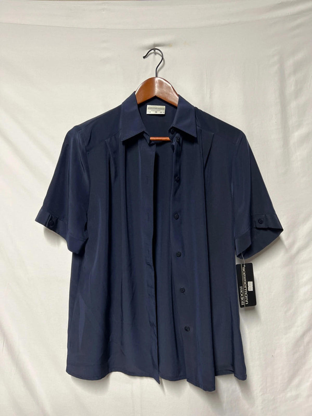 Sommerman Navy Blouse | 12 | New With Tags
