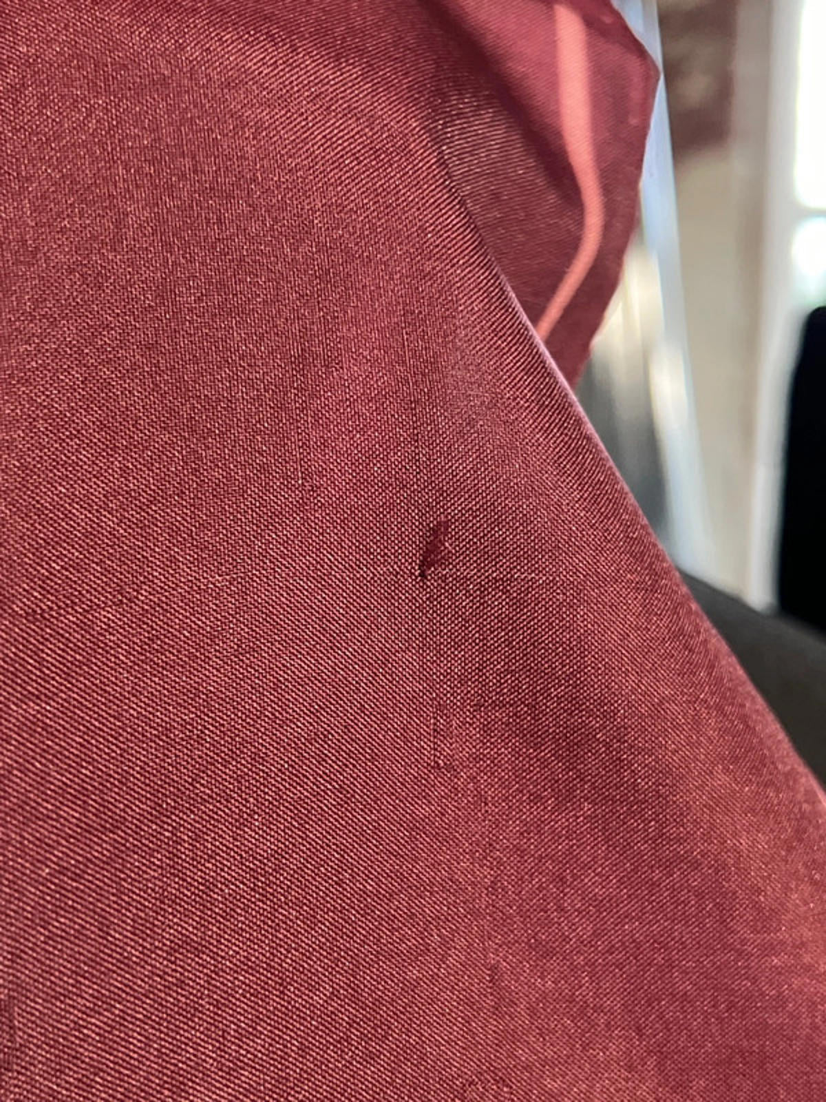 Vintage Maroon Ladies Scarf