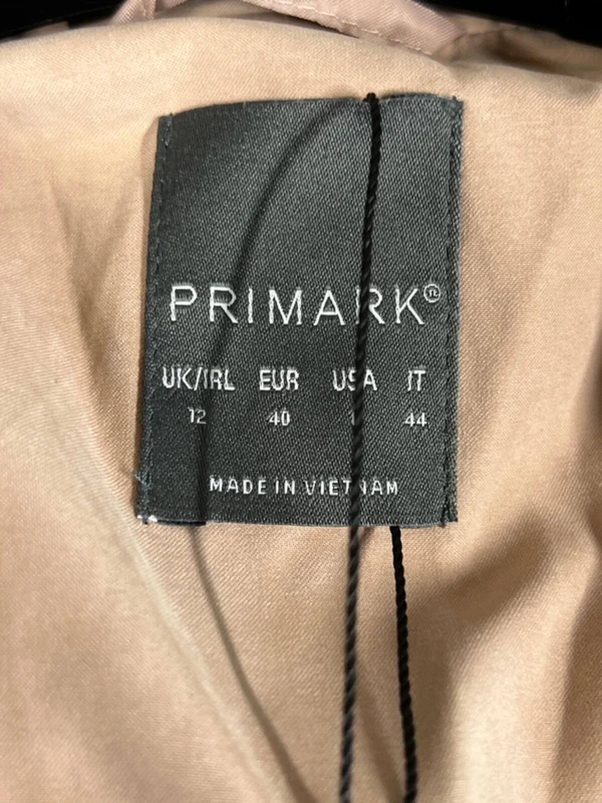 Primark | Size 12 | Pink Trenchcoat | Polyester
