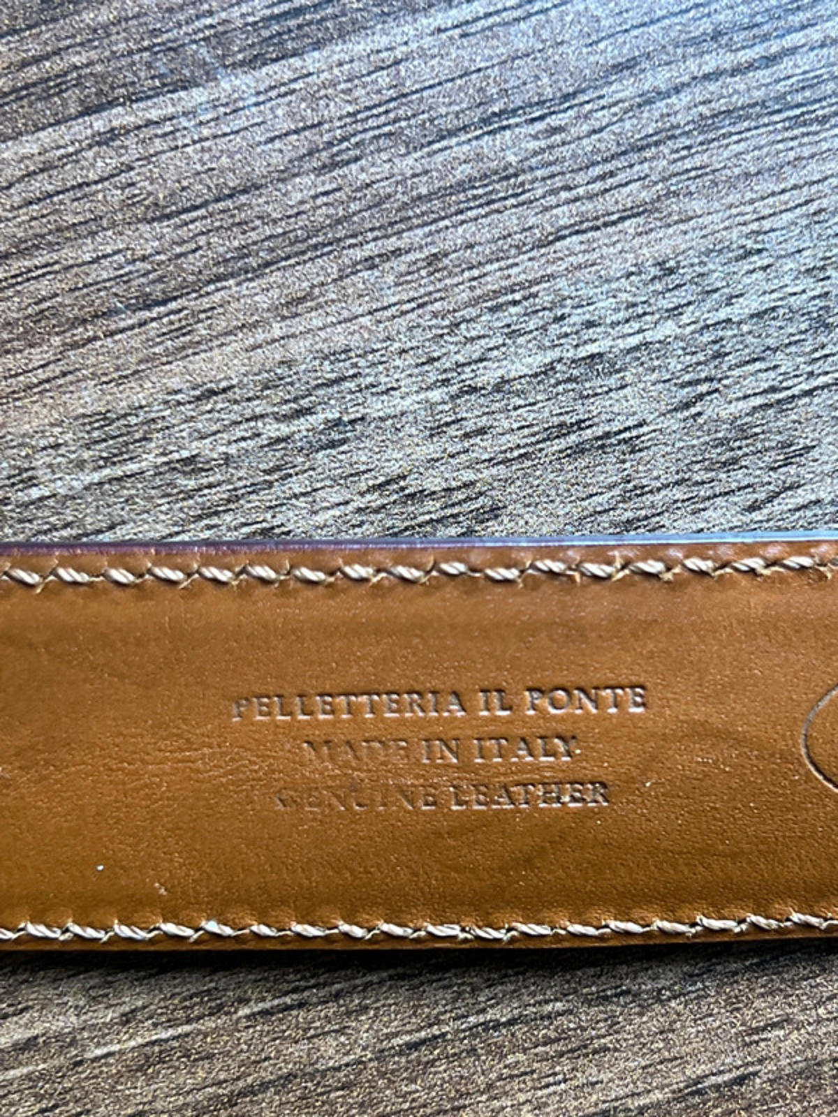 Vintage The Bridge | 29”5’ | Tan Leather Belt