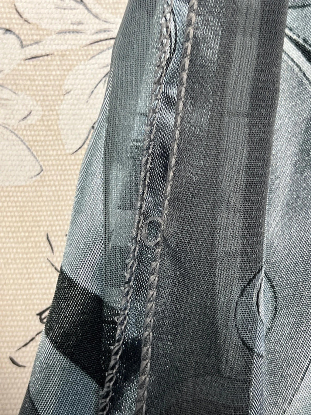 Vintage Ladies Art-Deco Polyester Scarf