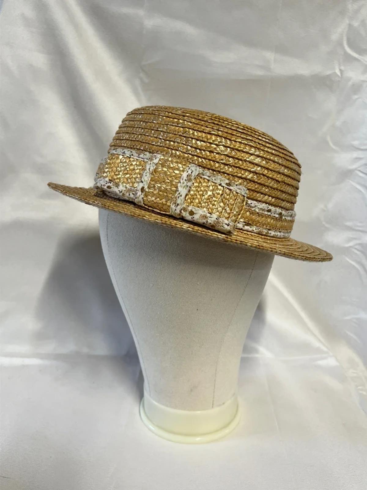 M&S | Ladies Straw Hat | With Bow | One Size