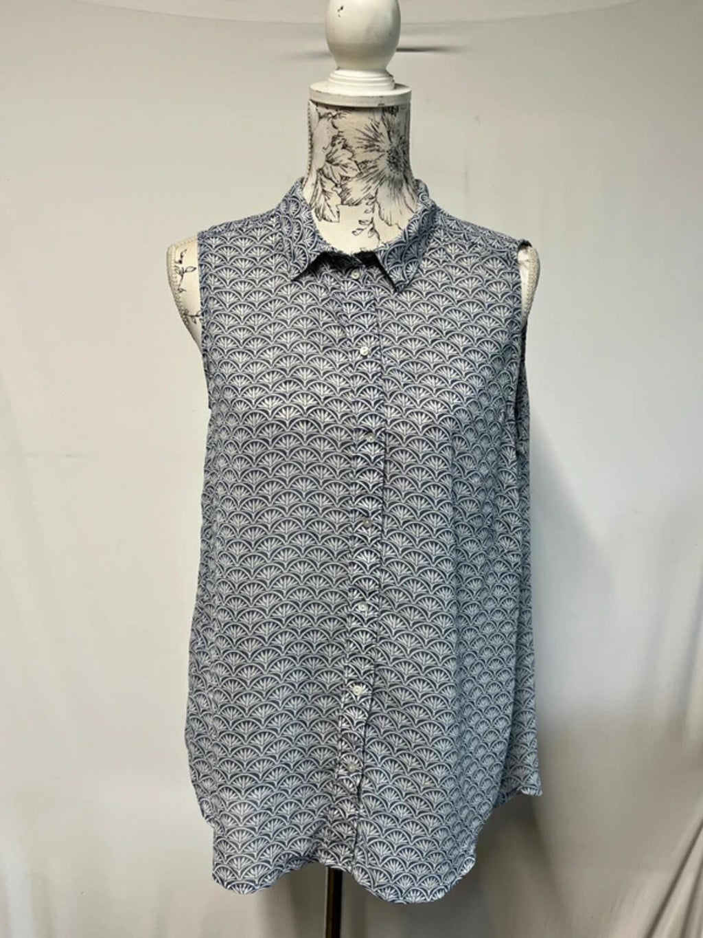 H&M | 16 | Blue Vest Top | Polyester